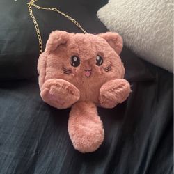 Pink Cat Purse