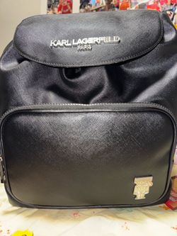 Karl Lagerfeld Paris Black Backpack