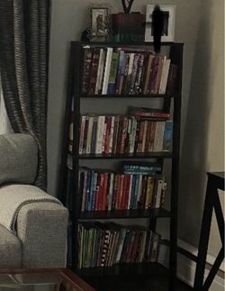 Black wooden Book Shelf