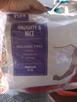 Naughty Or Nice Cute Little Angel Brand New