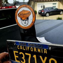 1930's 1940's 1950's Vintage License Plate Topper Chevy Cadillac Deluxe,,