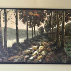 Large oil Painting Outdoor scene 
