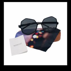 Komono Sunglasses new Women's Bonnie Black Geometric