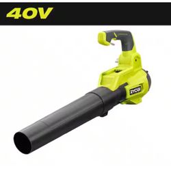 RYOBI 40V 120 MPH 450 CFM Cordless Battery Variable-Speed Jet-Fan Leaf Blower (Tool-Only) @Ry-31