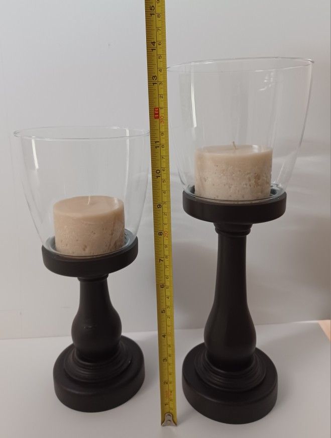 Two Candles With Holders