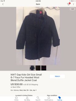 Gap coat for kids