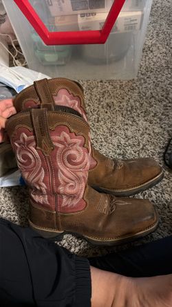 USED Durango DRD0349 Women's 8.5M Lady Rebel Square Toe Western Boot