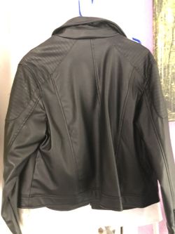 Women’s Black Leather Style Jacket