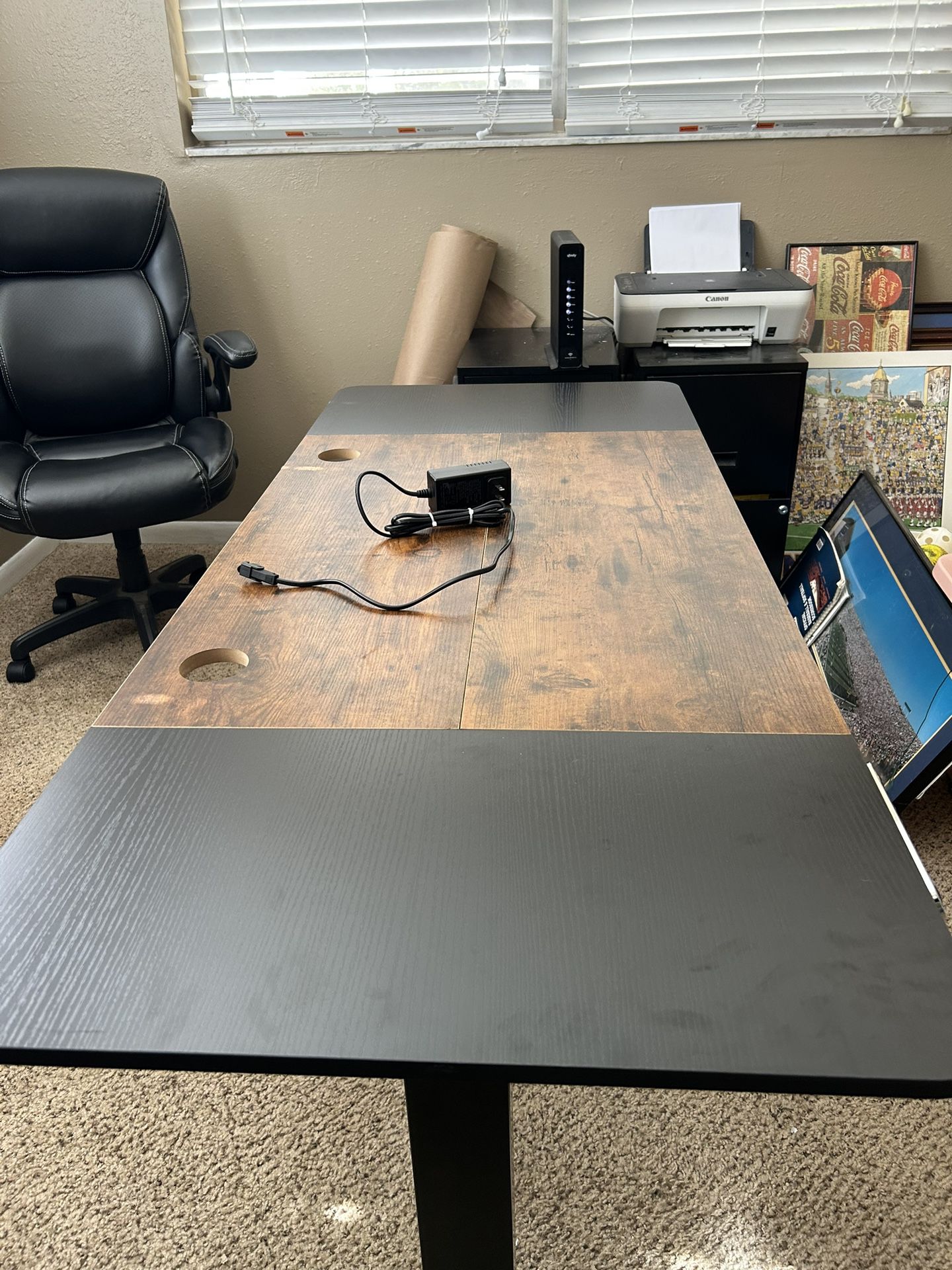 Power Adjustable Office Table