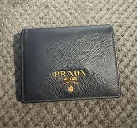 Prada Saffiano Compact Bifold Wallet