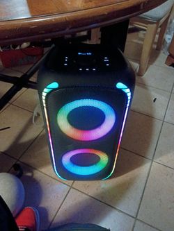Large Bluetooth Party Speaker with RGB Lights