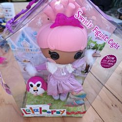 New In Box Childs Toy Doll 2011 Lalaloopsy Pink Doll Swirly Figure Eight