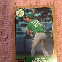 Mark Mcgwire Rookie Card
