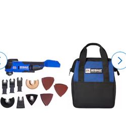 Kobalt 24-volt Cordless Brushless Variable speed 17 -Piece Oscillating Multi-Tool with Soft Case (Battery Not Included)