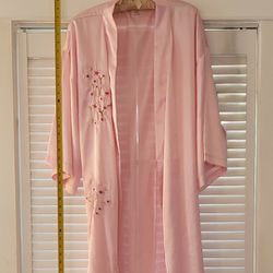 Ladies Planet Spa Pink Robe