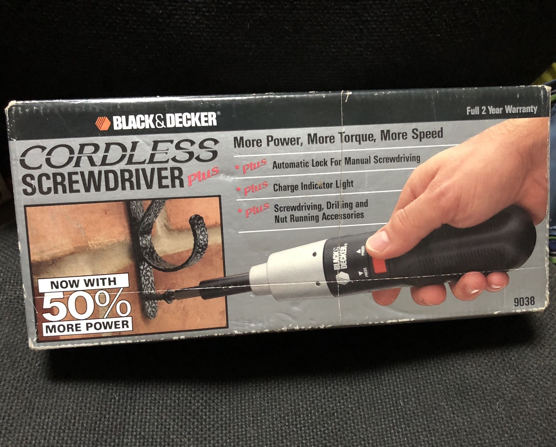 Vintage Black & Decker Electric Screwdriver 