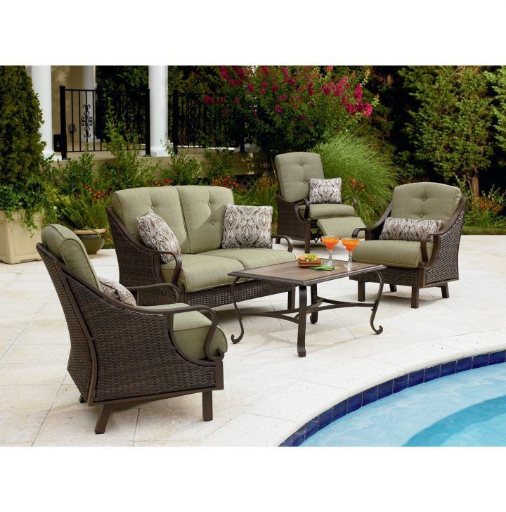 Outdoor patio 4pc La-Z-Boy Peyton collection set.