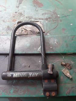 Heavy duty bike lock