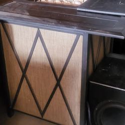 Table With Built In Firepla