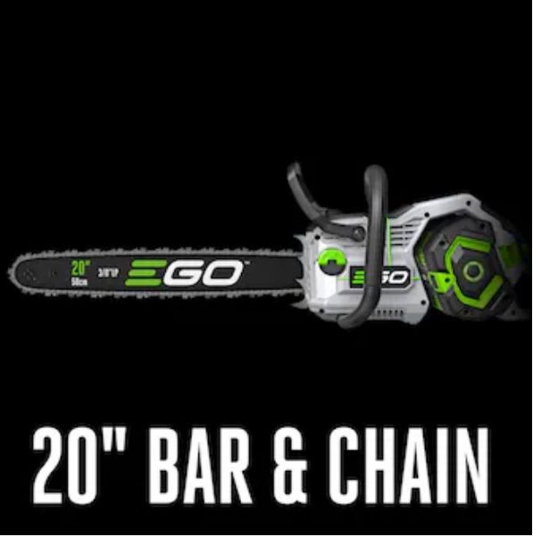 20” Ego 56v Brushless Chainsaw Battery And Charger