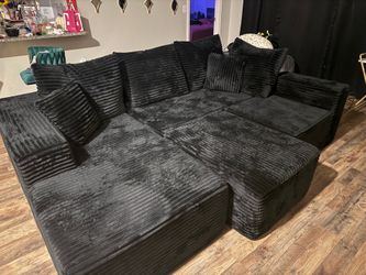 Black cloud couch
