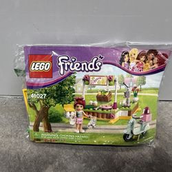Lego Friends 41027 Mia's Lemonade Stand Complete w/ instructions NO Box
