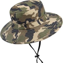 Bucket Sun Hats Camouflage Summer UV Protection Packable Boonie Caps f