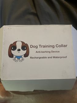 Dog training collar