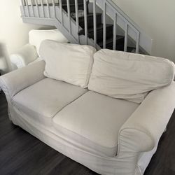 White Loveseat / Couch – $50