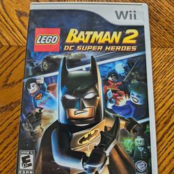 LEGO Batman 2: DC Super Heroes - Nintendo Wii Game - Complete w/ Manual & Movie