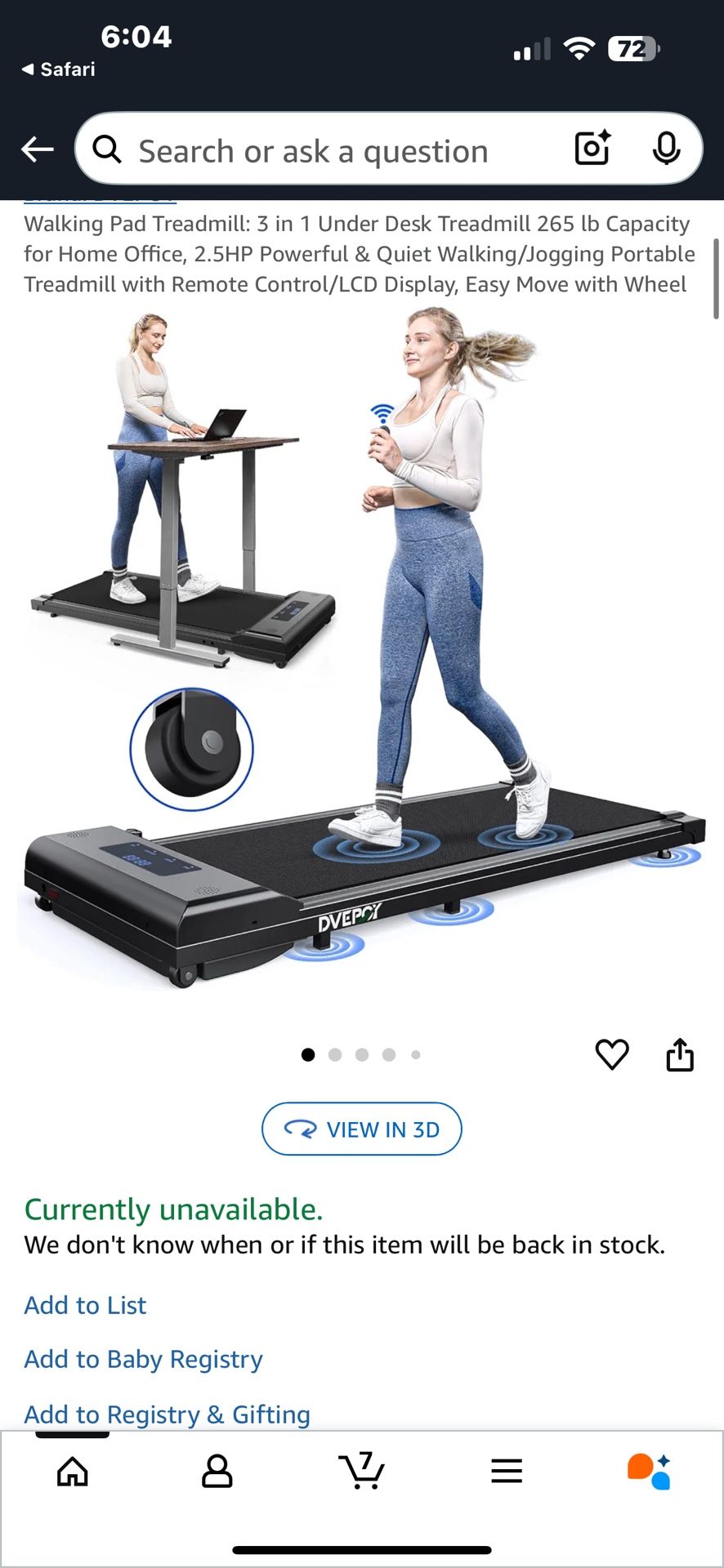 3 In 1 Walking Pad Treadmill