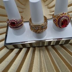 Rose Gold Tone Rings 