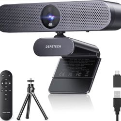 Depstech 4K Webcam W/Remote