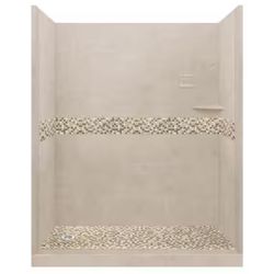 60x32 Shower Base + Shower Walls Roma
