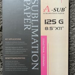 Sublimation Paper A-SUB