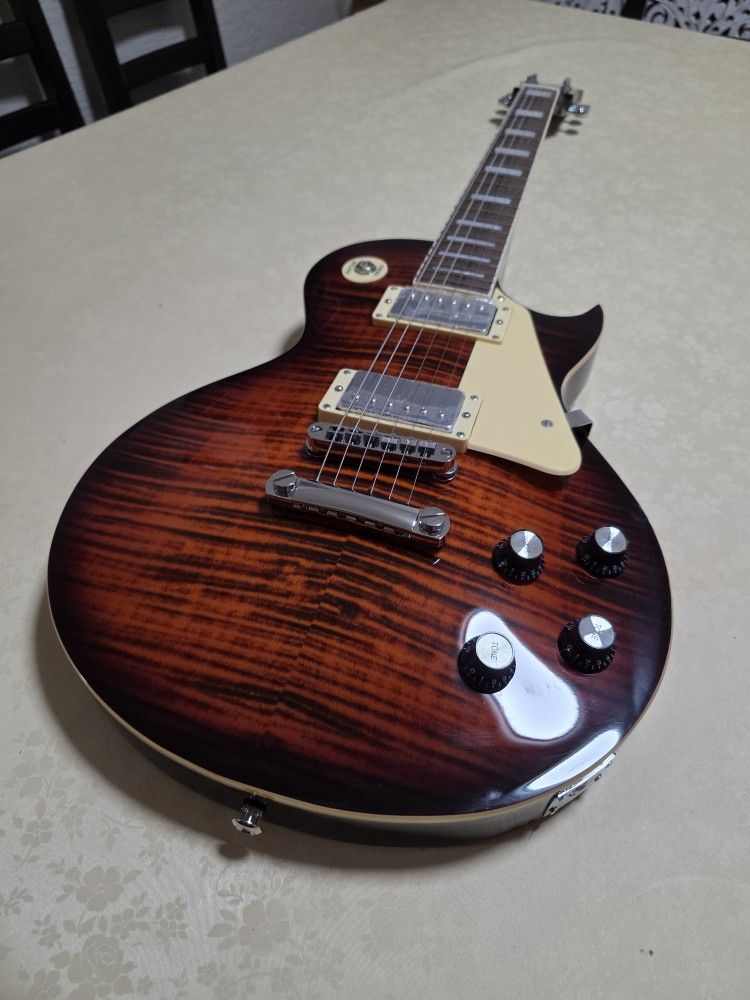 Grote Single Cut Electric guitar Sunburst Solid Body