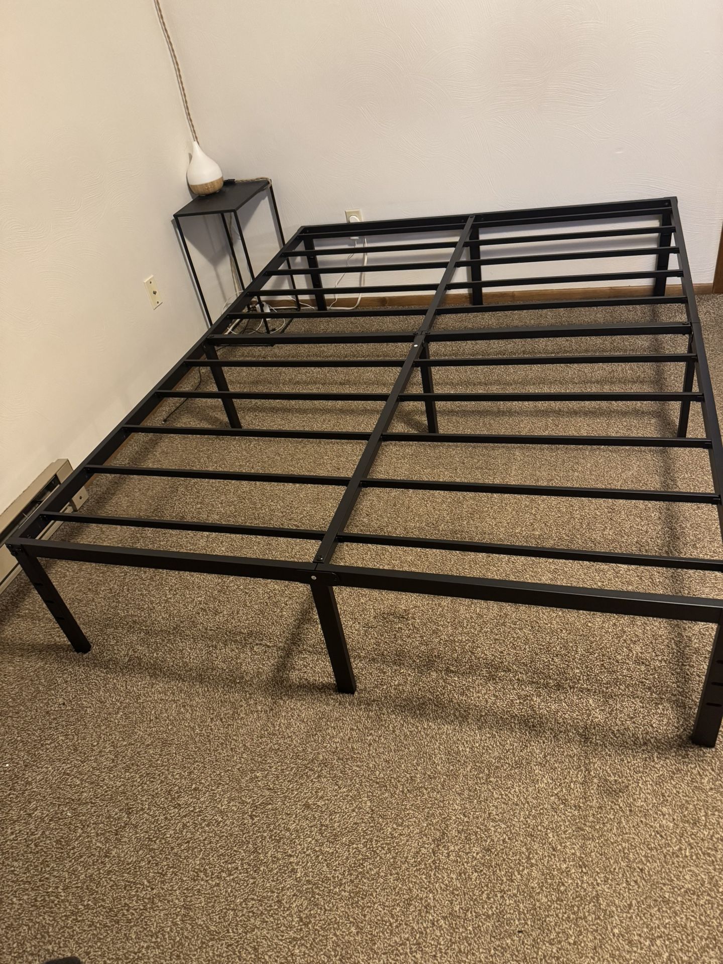 Queen Bed Frame New Light Use