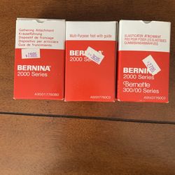 Bernina Series 2000 / Bernette Serger Feet