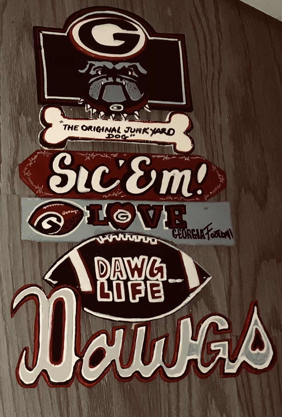 Georgia  Hanging  Door  Sign