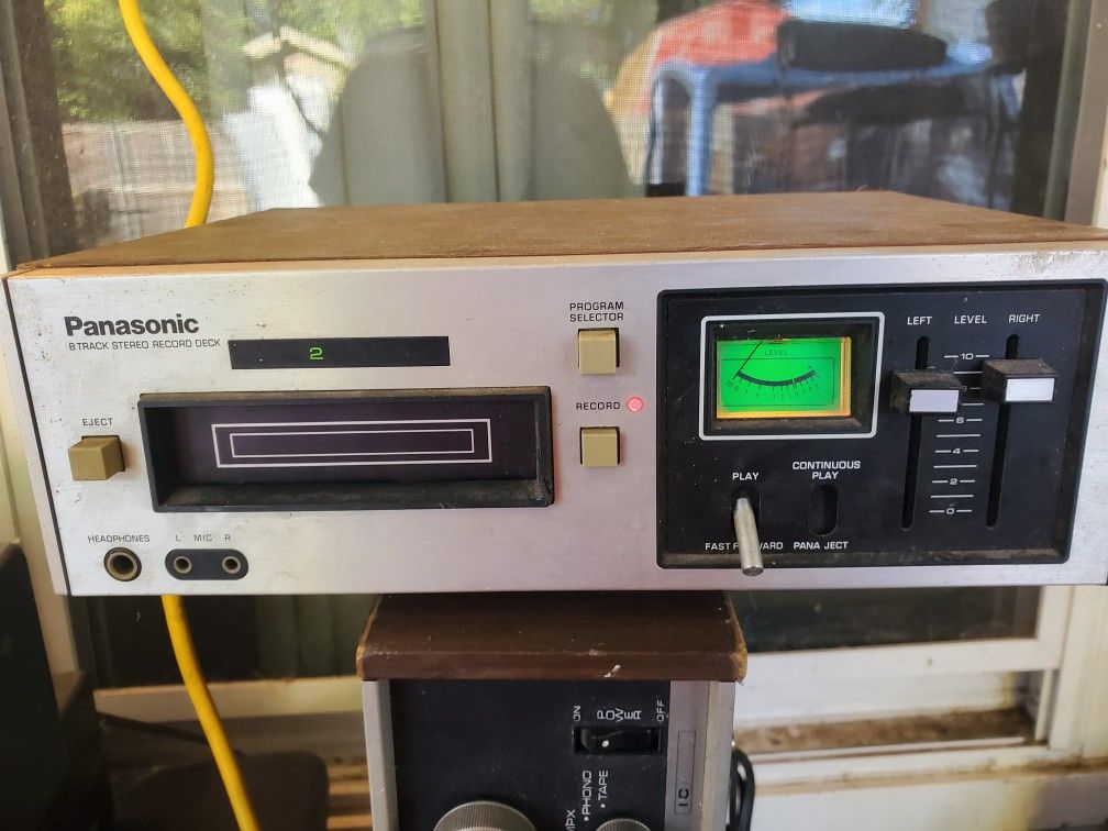Vintage Panasonic 8 Track Player