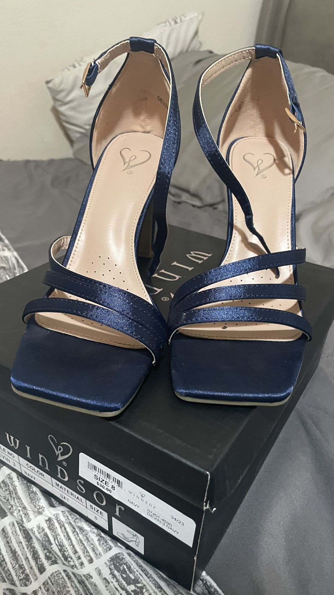 Navy Blue Heels