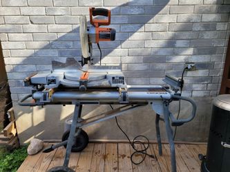 Ridgid 12" mitersaw with stand