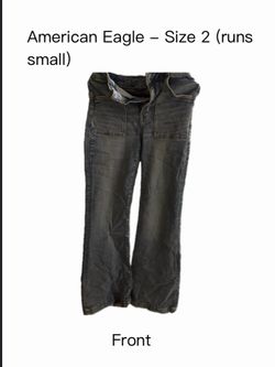 AMERICAN EAGLE FLARE JEANS - SIZE 2