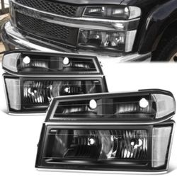04-12 Chevrolet Colorado Gmc Canyon Headlights Luces Micas Calaveras Faros Faroles Focos Chevy Headlamps 