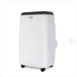 8,000 BTU Portable Air Conditioner Cools 350 Sq. Ft. with Heater and Dehumidifier in White
