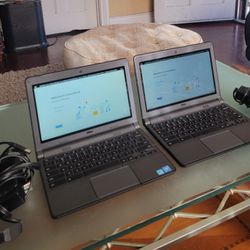 2 Dell Chromebook 11 Labtops 