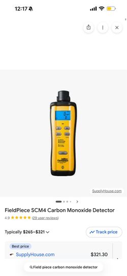 Fieldpiece carbon monoxide detector