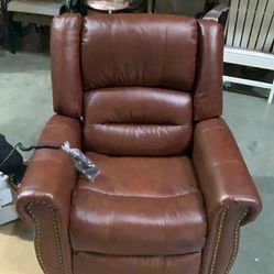 Sofa Recliner Couch With Vibrating Massage- Faux Leather brown