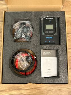 Renogy Rover 40 Amp MPPT Solar Panel Charge Controller w/ Bluetooth, Fuse, Wiring (New)