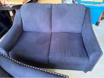 Blue couch set